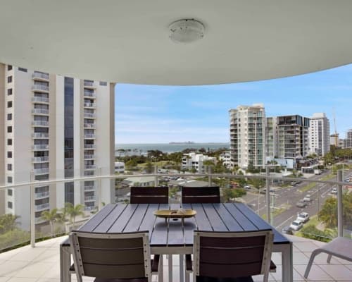 Aqua Vista Resort Maroochydore 2 Bedroom Apartment Balcony